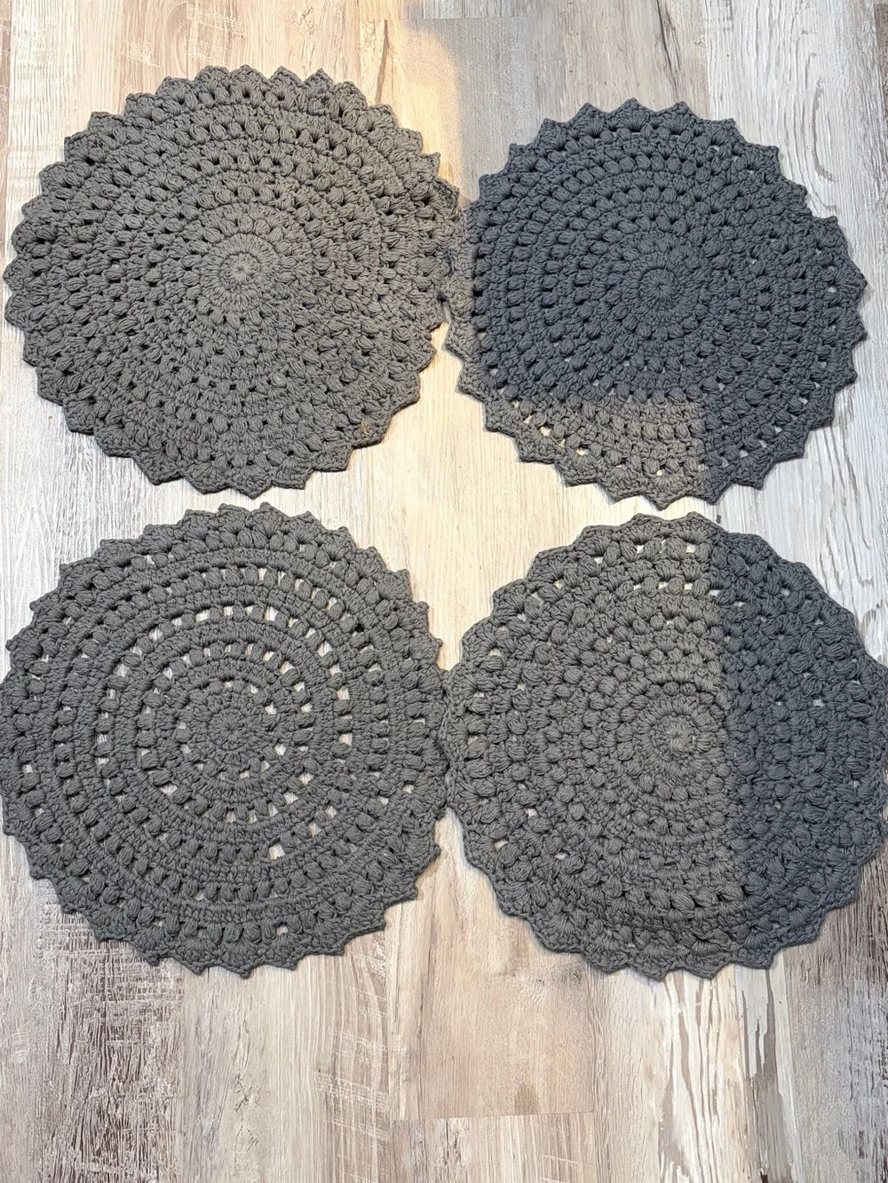 MAX Studio Crochet Placemats Set of 4